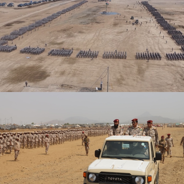 اليمن: القوات الحكومية تستعرض جاهزيتها في معقل زعيم الحوثيين