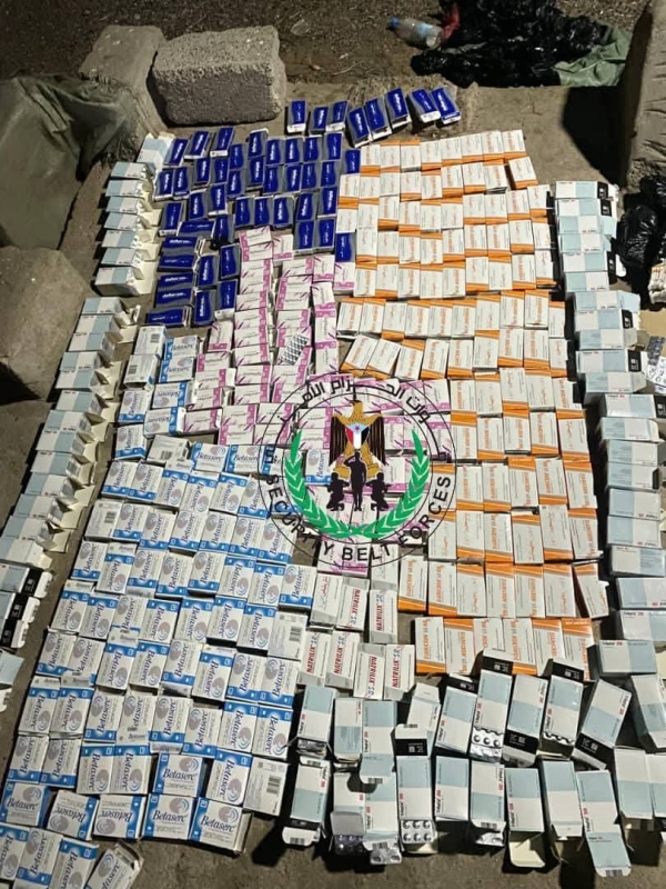 اليمن: قوات الحزام الأمني بلحج تحبط عملية تهريب كمية كبيرة من الأدوية