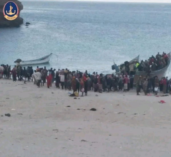 اليمن: قوات خفر السواحل تضبط 41 مهاجراً أفريقياً على متن قارب تهريب في باب المندب