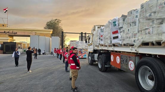 القدس: بدء دخول المساعدات الإنسانية إلى غزة من معبر رفح