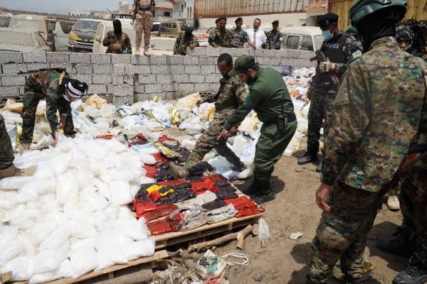 اليمن: ضبط أكثر من طن ونصف من المخدرات وتوقيف 800 مشتبه خلال تسعة أشهر