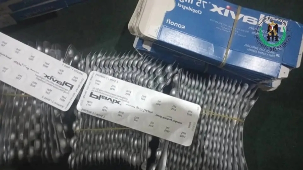 اليمن: قوات الحزام الأمني بعدن تضبط شحنة أدوية مهربة كانت في طريقها إلى تعز