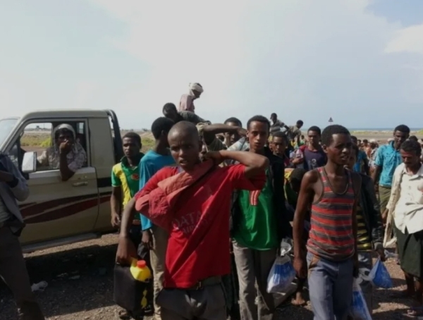 واشنطن: مركز حقوقي يوثّق دخول 37 ألف مهاجر أفريقي إلى اليمن خلال الأشهر الأربعة الأولى من 2025