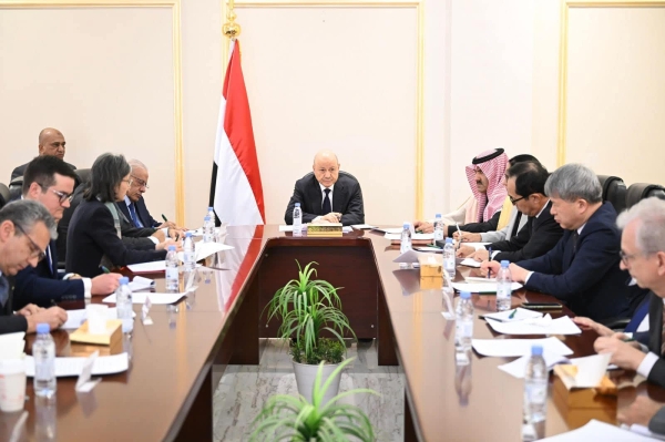 اليمن: العليمي يستنكر تحذيرات إماراتية من الإرهاب ويؤكد التزام الدولة بإيراداتها