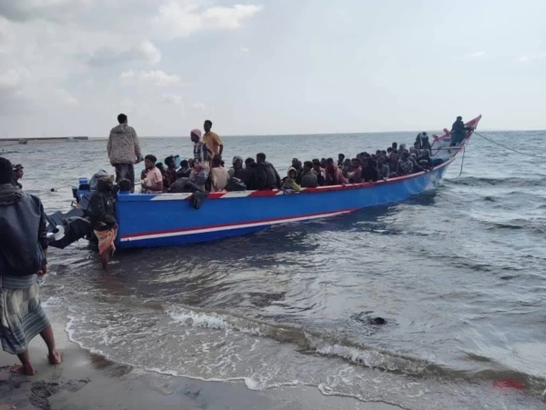 اليمن: وصول 620 مهاجر أفريقي غير شرعي إلى سواحل شبوة