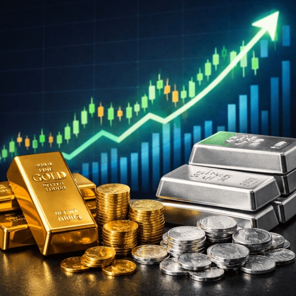 اقتصاد: الذهب والفضة يرتدان من خسائر مبكرة لكنهما يتجهان لتراجع أسبوعي تحت ضغط الدولار