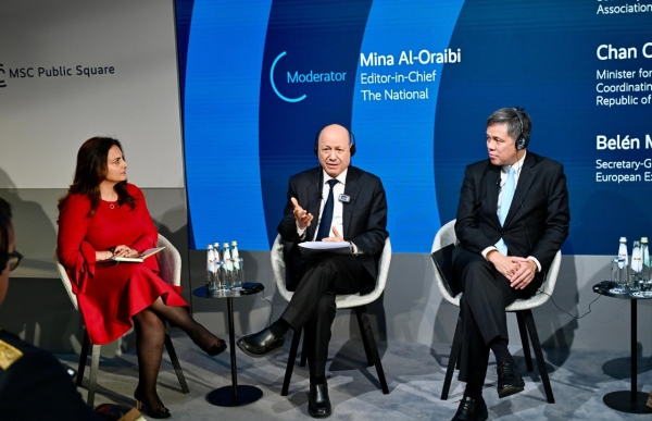 ميونيخ: رئيس مجلس القيادة يدعو إلى مقاربة دولية قائمة على الردع لضمان أمن الملاحة في البحر الأحمر وباب المندب