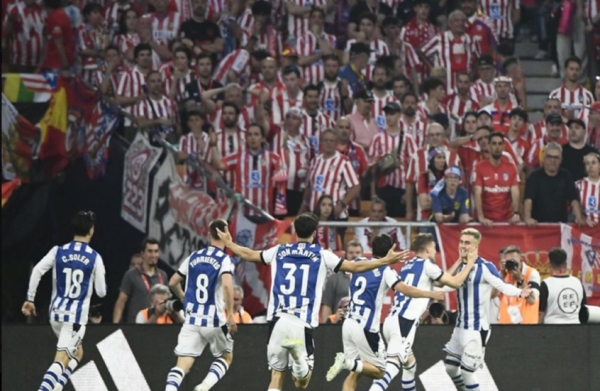 رياضة: ريال سوسييداد يقهر أتلتيكو مدريد ويتوج بكأس ملك إسبانيا