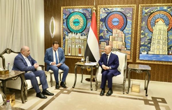 اليمن: العليمي يدعو لزيادة الدعم الأوروبي ويؤكد استمرار الترتيبات لحوار جنوبي شامل