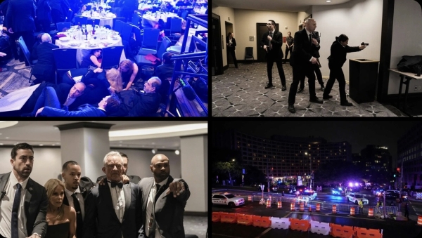 واشنطن:إجلاء دونالد ترامب عقب حادث أمني خلال عشاء مراسلي البيت الأبيض