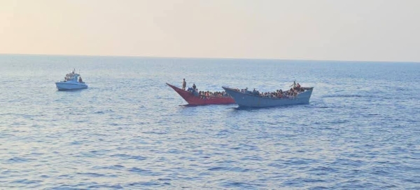 اليمن: خفر السواحل يضبط 340 مهاجراً من القرن الأفريقي في خليج عدن