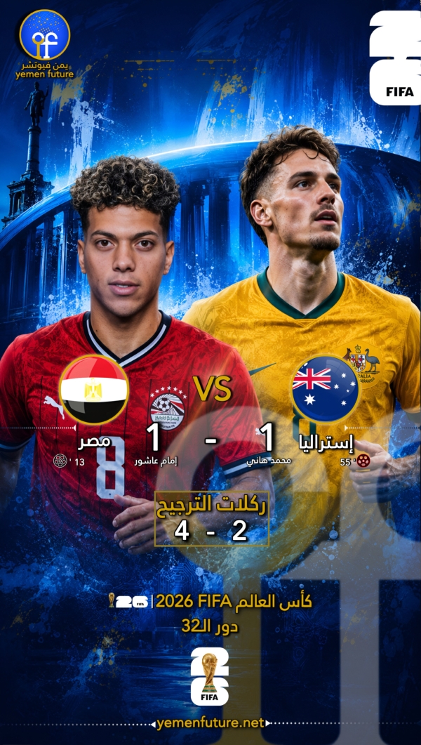 مونديال 2026: مصر تهزم أستراليا بركلات الترجيح وتتأهل إلى دور الـ16 لأول مرة في تاريخها