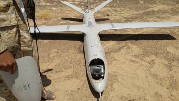 اليمن: الدفاعات الجوية للقوات المسلحة تُسقط طائرة مسيّرة حوثية في أجواء مأرب