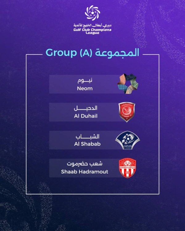 رياضة: القرعة تضع شعب حضرموت في المجموعة الأولى من دوري أبطال الخليج