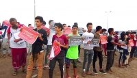 اليمن: وقفة شبابية  في عدن للمطالبة بتصنيف الحوثيين "جماعة ارهابية"