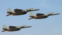 اليمن: التحالف بقيادة السعودية يقصف بغارتين جويتين مواقع مفترضة لجماعة الحوثيين في مديرية خولان الطيال بمحافظة ريف العاصمة صنعاء