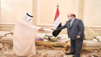 الرياض:هادي يتسلم رسالة من أمير الكويت حول جهود السلام في اليمن