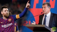 رياضة: رئيس برشلونة يكشف خلال مؤتمر صحفي اليوم الجمعة تفاصيل رحيل ميسي عن الفريق