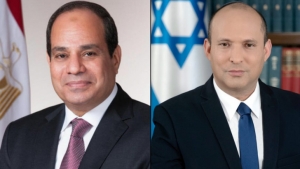 القاهرة: رئيس وزراء إسرائيل في مصر للمرة الاولى منذ سنوات