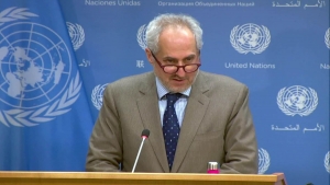 نيويورك: الامم المتحدة تحث الرياض وحلفاءها الامتناع عن اي اجراء تصعيدي بشأن السفينة روابي