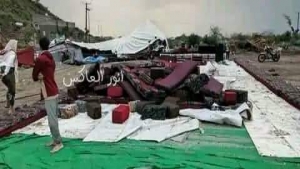 اليمن: وفاة شخصين وإصابة العشرات بانهيار مخيم عرس في محافظة تعز