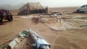 اليمن: مساعدات أممية لنحو 2520 نازح متضرر من الفيضانات في مأرب