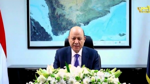 الرياض: الرئيس رشاد العليمي يقول ان العالم بات مقتنعا بعدم امكانية السلام مع الحوثيين