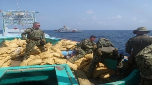 المنامة: خفر السواحل الأمريكي في الشرق الأوسط يصادر شحنة هروين بقيمة 85 مليون دولار