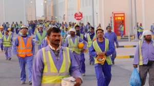 نيويورك: الأمم المتحدة تقول ان شكاوى العمّال المهاجرين في قطر زادت بأكثر من الضعف