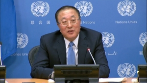 نيويورك: المبعوث الصيني لدى الأمم المتحدة يدعو إلى استئناف الهدنة في اليمن