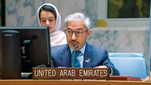 نيويورك: الإمارات تدعو لموقف حازم تجاه الحوثيين وتحذر من اي تصعيد للجماعة تجاه دول الجوار