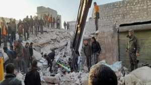 دمشق: عشرات القتلى والمفقودين بانهيار مبنى في حلب