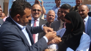 اليمن: الحكومة تطلق حملة واسعة لتحصين اكثر من مليون طفل ضد شلل الاطفال