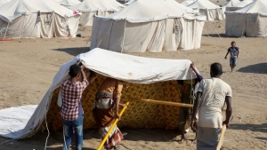 اليمن: انخفاض عدد النازحين بنسبة 100% في الربع الأول من العام الجاري