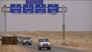 اليمن: ضبط 8 عناصر خارجة عن القانون ضمن حملة لازالة نقاط مستحدثة على طريق يربط المهرة بحضرموت