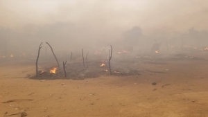 اليمن: حريق يلتهم مأوى لأسر إثيوبية لاجئة في محافظة مأرب