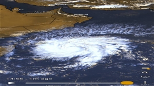 اليمن: المركز الوطني للارصاد يحذر من استمرار الاعصار "تيج" بالتطور متوقعا امطار غزيرة على سقطرى