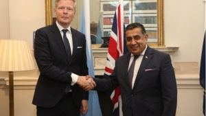 لندن: المبعوث الأممي يؤكد الحاجة الملحة للتوصل إلى حل سياسي للأزمة اليمنية