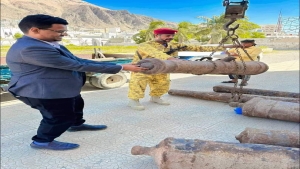 اليمن: متحف المكلا يتسلّم 6 مدافع أثرية