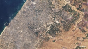 طوفان الأقصى: صور أقمار اصطناعية تظهر ان ثلث غزة تعرض للدمار