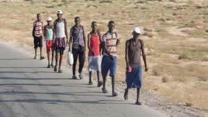 اليمن: دخول 1,169 مهاجر أفريقي بمعدل شهري هو الأقل منذ نحو عامين ونصف