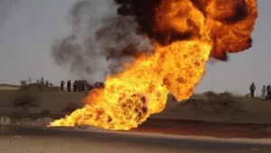 اليمن: مسلحون يفجرون خط أنابيب النفط في شبوة