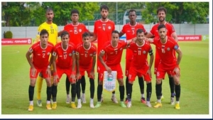 رياضة: منتخب اليمن يستعد لمواجهة نظيره الإماراتي في التصفيات الآسيوية بـ33 لاعباً