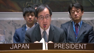 نيويورك: اليابان تحذر من العواقب الخطيرة لاستمرار هجمات الحوثيين على ممرات الشحن الدولي