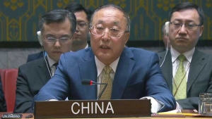 نيويوك: الصين تدعم مشروع القرار الجديد حول وقف إطلاق النار في غزة