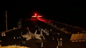 المنامة: الجيش الأمريكي يعلن تدمير صاروخ باليستي مضاد للسفن وطائرتين مسيرتين أطلقها الحوثيون