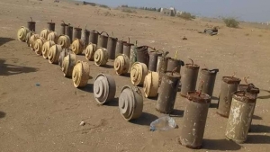 اليمن: "مسام" ينزع 1050 مادة متفجرة من مخلفات الحرب في أسبوع