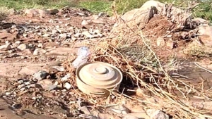 اليمن: إصابة شخصين بانفجار لغم في الحديدة 