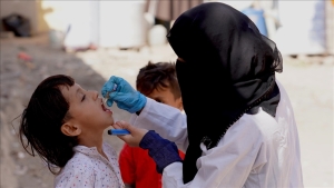 اليمن: تطعيم أكثر من 384 ألف طفل في أول أيام حملة التحصين ضد شلل الأطفال 