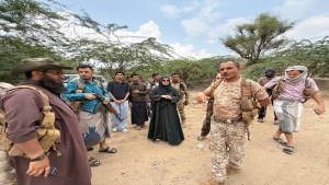 اليمن: وزيرة الشؤون القانونية اليمنية تتفقد جبهتي الكدحة وبني بكاري في تعز